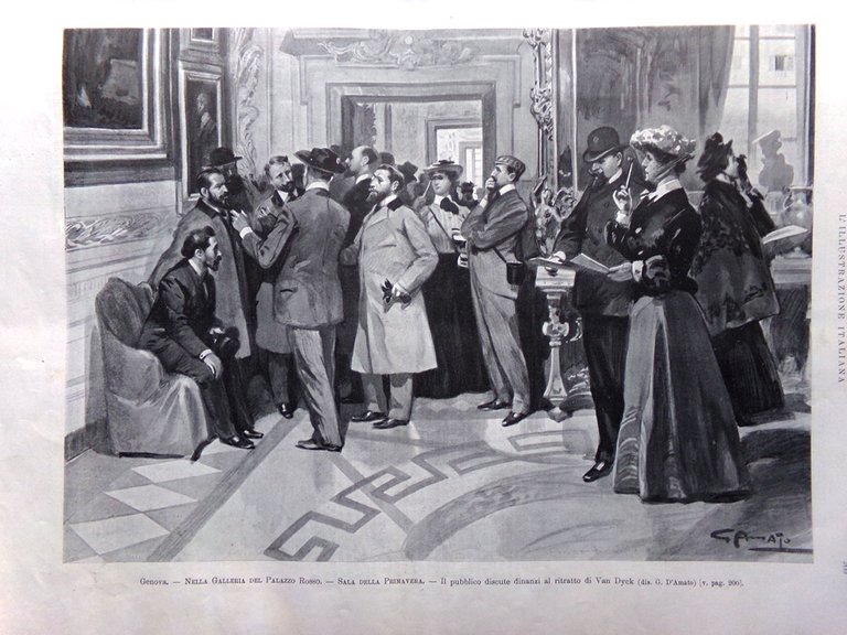 L'Illustrazione Italiana 15 Marzo 1903 Badia di Montecassino Sciopero Tipografi