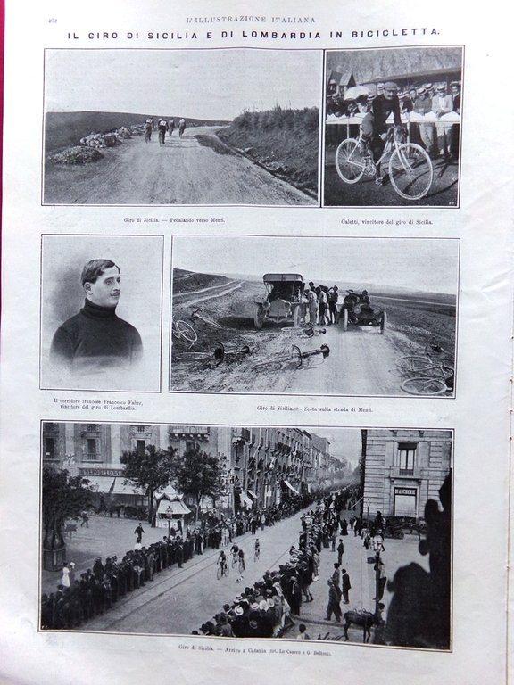 L'illustrazione Italiana 15 Novembre 1908 Morte Sardou Cavalcaselle Giro Sicilia | Immagine Gallery 3