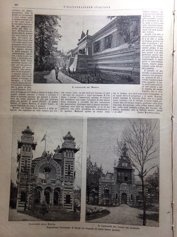 L'Illustrazione Italiana 15 Settembre 1889 Missione Scioana a Roma Savoia …