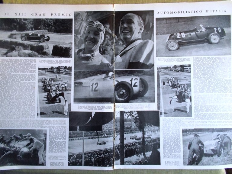 L'Illustrazione Italiana 15 Settembre 1935 Gran Premio Italia Petrolio Abissini | Immagine Gallery 2