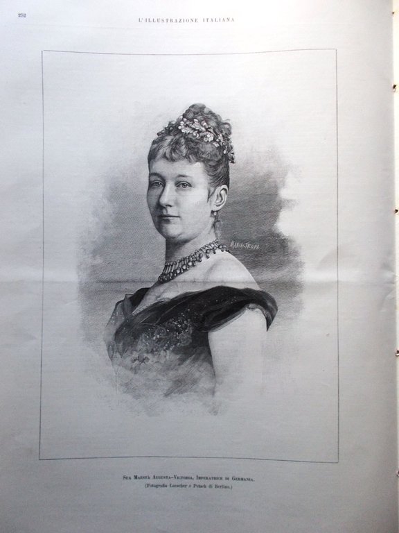 L'Illustrazione Italiana 16 Aprile 1893 Guarigione Sindaco Mosca Regina Vittoria