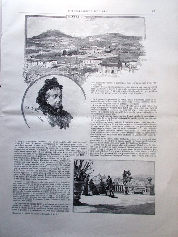 L'Illustrazione Italiana 16 Aprile 1893 Guarigione Sindaco Mosca Regina Vittoria