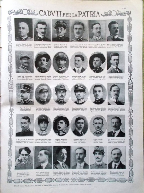 L'illustrazione Italiana 16 Aprile 1916 WW1 Trentino Destree Aumento dei …
