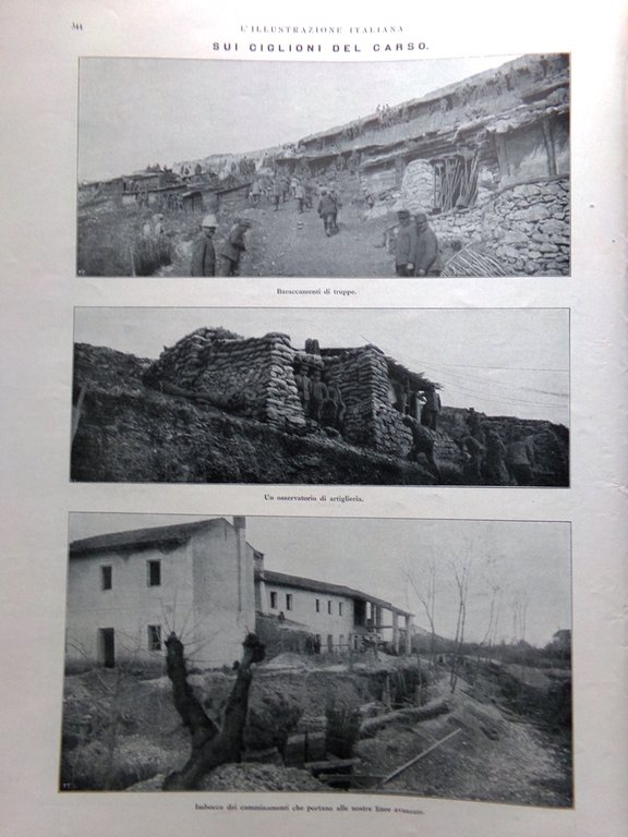 L'illustrazione Italiana 16 Aprile 1916 WW1 Trentino Destree Aumento dei …