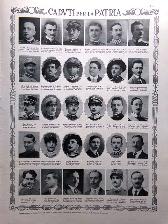 L'illustrazione Italiana 16 Aprile 1916 WW1 Trentino Destree Aumento dei …