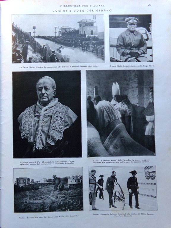 L'Illustrazione Italiana 16 Aprile 1922 Conferenza Genova Bank of Italy … | Immagine Gallery 2