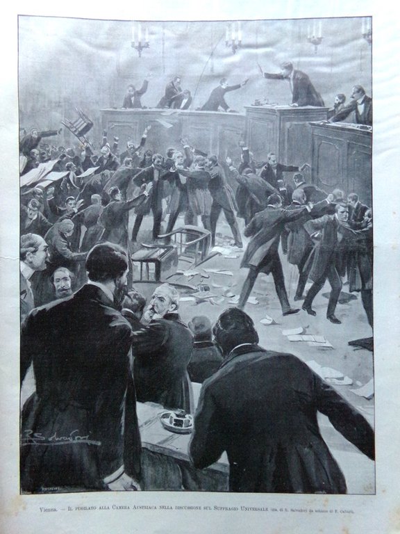 L'Illustrazione Italiana 16 Dicembre 1906 Nobel Carducci Cayal Roosevelt Marconi