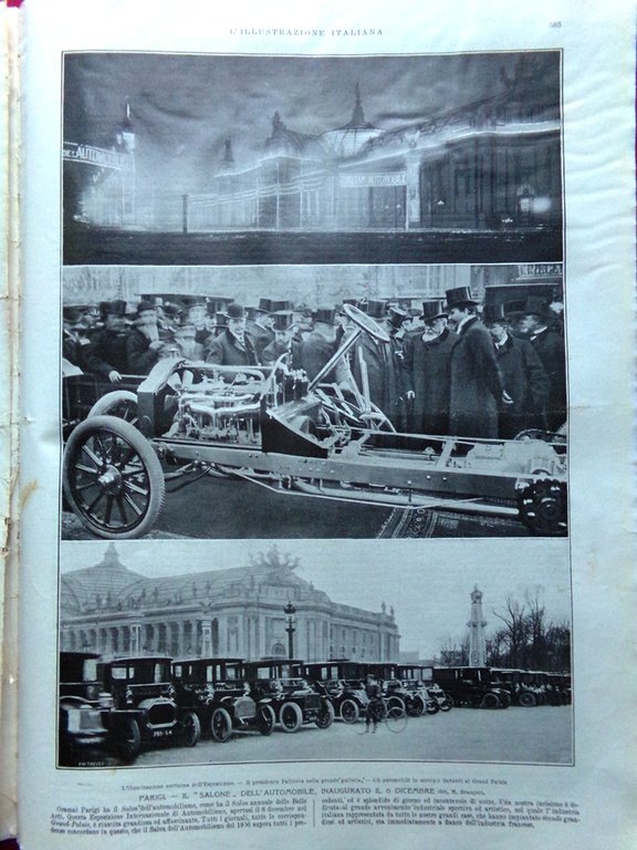 L'Illustrazione Italiana 16 Dicembre 1906 Nobel Carducci Cayal Roosevelt Marconi