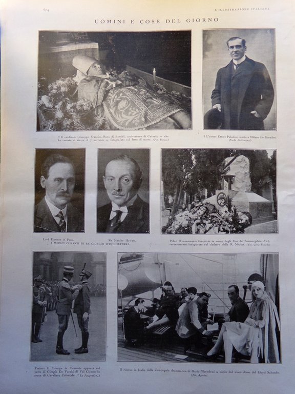 L'Illustrazione Italiana 16 Dicembre 1928 Pietro Verri Moncalieri Candia Minosse