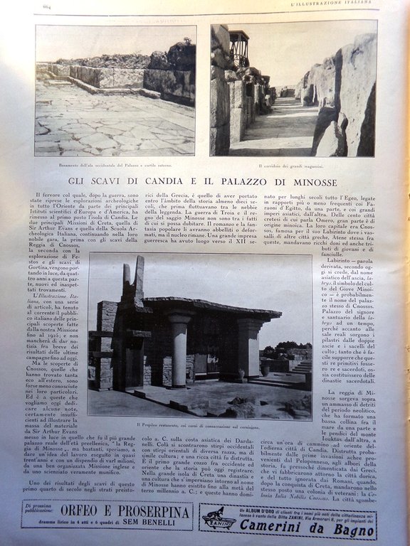 L'Illustrazione Italiana 16 Dicembre 1928 Pietro Verri Moncalieri Candia Minosse