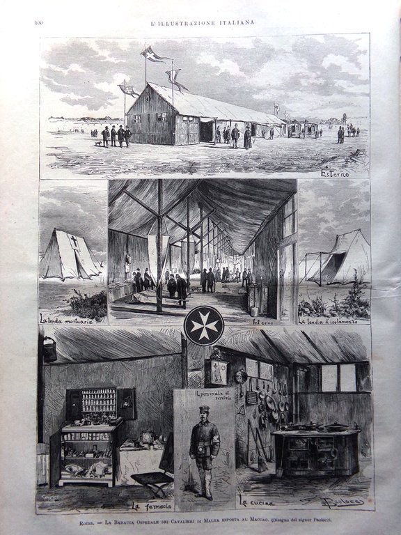 L'Illustrazione Italiana 16 Febbraio 1879 Baracca Malta Pipino Re Lahore … | Immagine Gallery 3