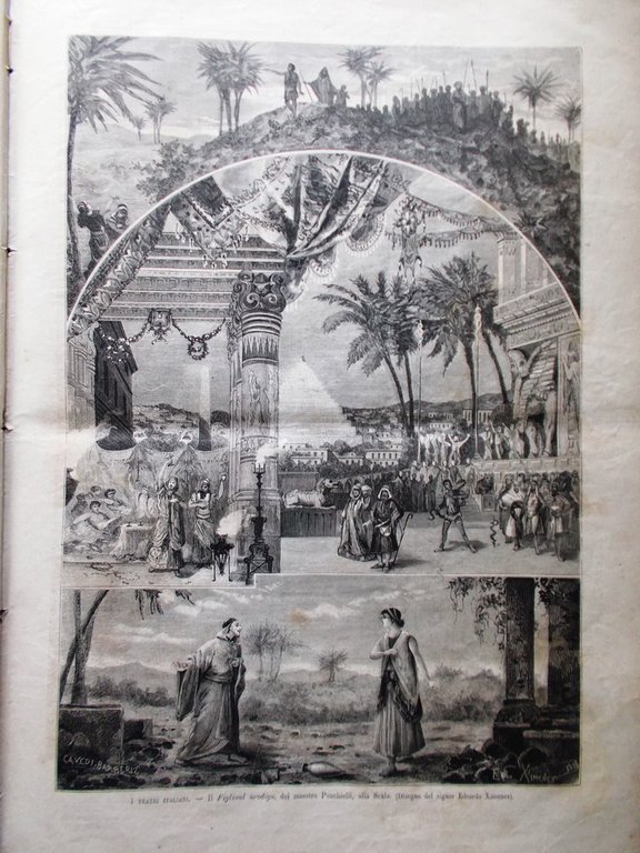 L'Illustrazione Italiana 16 Gennaio 1881 Sutri Palermo Sovrani Sicilia Baccelli