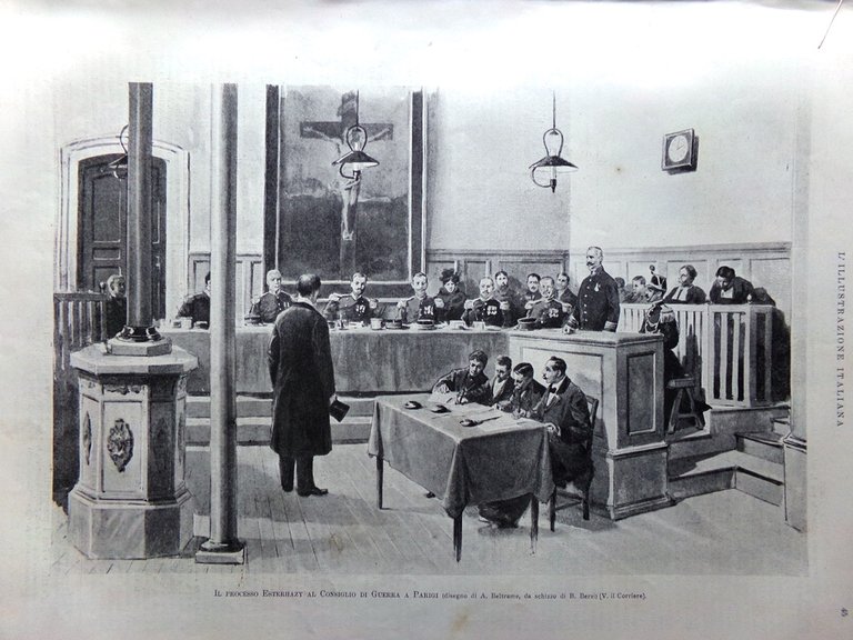 L'Illustrazione Italiana 16 Gennaio 1898 Zanardelli a Maderno Fazenda Esterhazy
