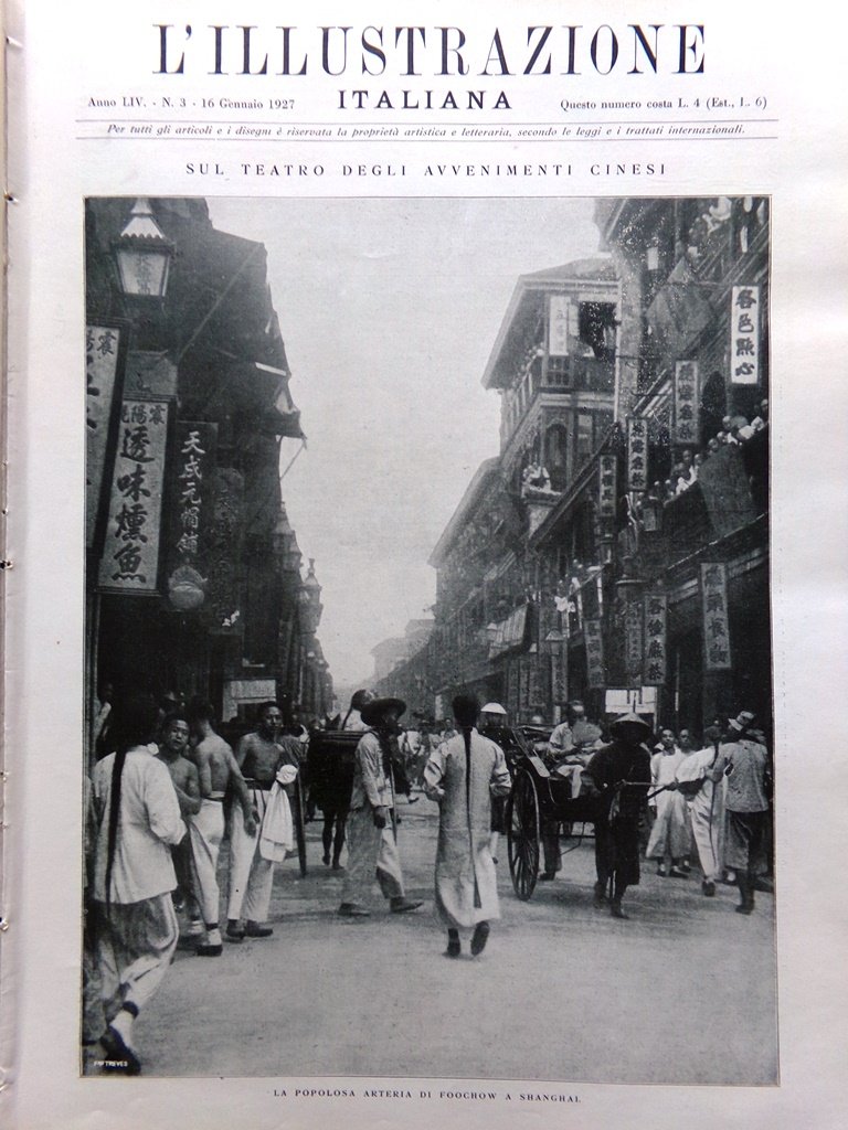 L'Illustrazione Italiana 16 Gennaio 1927 Cardarelli Tenerife Mensa Caduti Milano