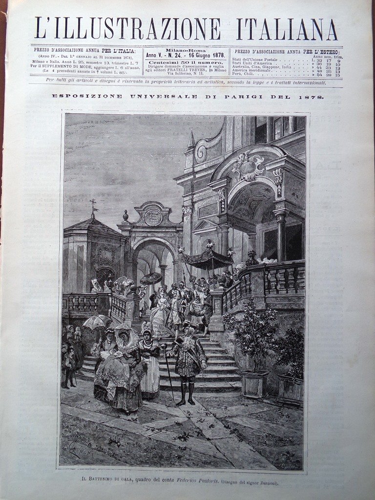 L'Illustrazione Italiana 16 Giugno 1878 Attentati Guglielmo Stanley Hugo Renan