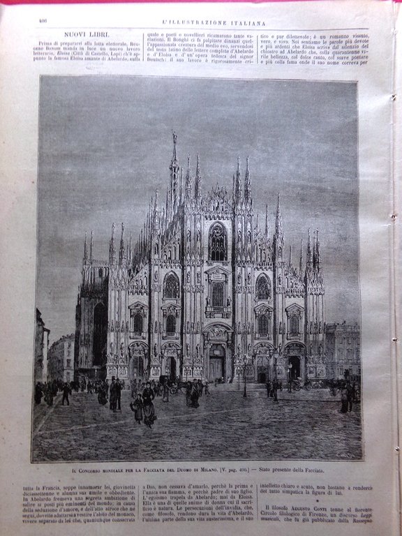 L'Illustrazione Italiana 16 Maggio 1886 Ghetto Roma Duomo Milano Cavour … | Immagine Gallery 4