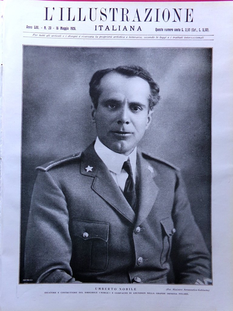 L'Illustrazione Italiana 16 Maggio 1926 Nobile Norge Velabro Grotte di … | Immagine principale