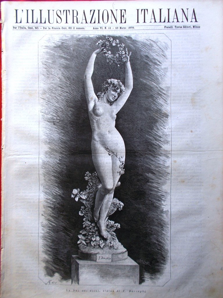 L'Illustrazione Italiana 16 Marzo 1879 Fanfani Scavi Colosseo Luce di …
