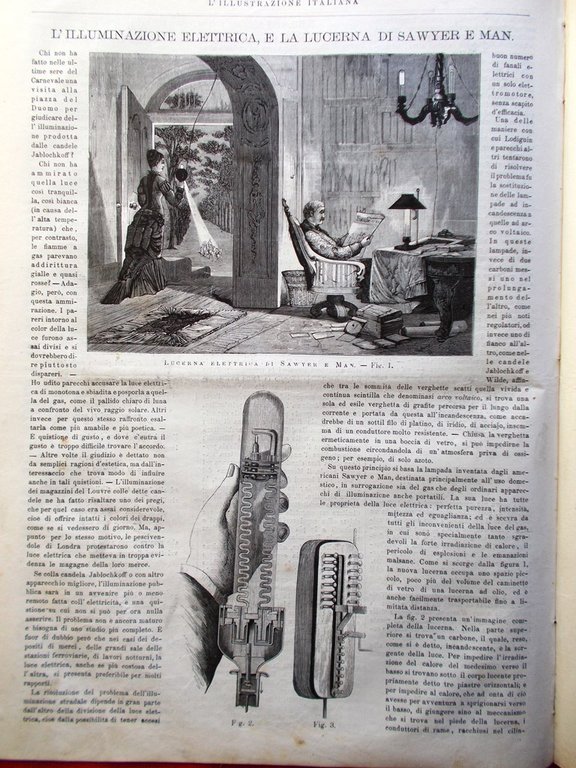 L'Illustrazione Italiana 16 Marzo 1879 Fanfani Scavi Colosseo Luce di …