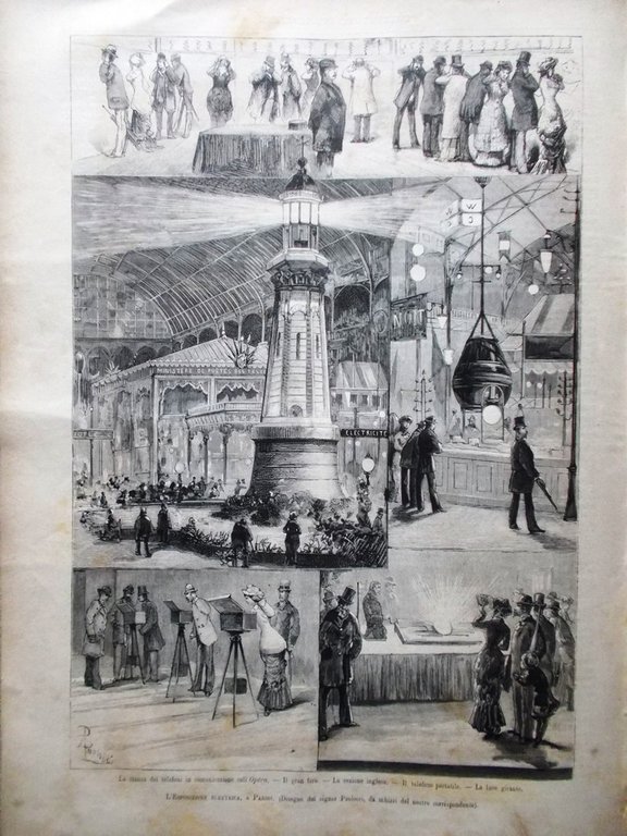 L'Illustrazione Italiana 16 Ottobre 1881 Catastrofe Elm Croce Colbassano Palermo