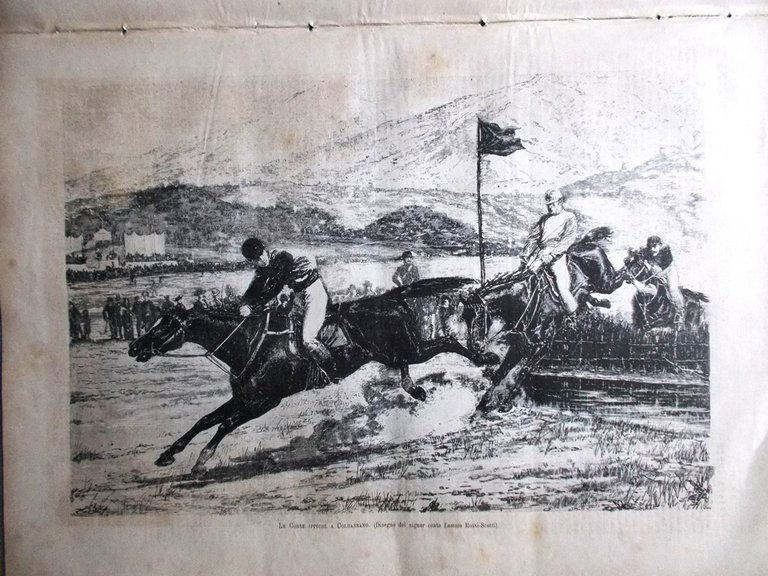 L'Illustrazione Italiana 16 Ottobre 1881 Catastrofe Elm Croce Colbassano Palermo