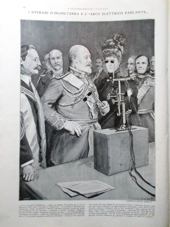 L'Illustrazione Italiana 16 Settembre 1906 Porta Duomo Centenario Micca Vitalini