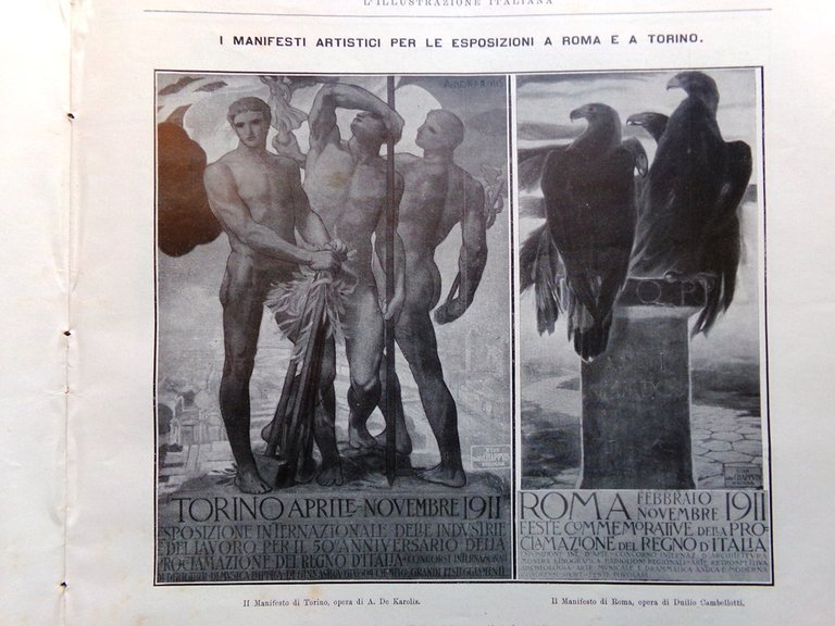 L'Illustrazione Italiana 17 Aprile 1910 Fino Michele Rua Taranto Frank …