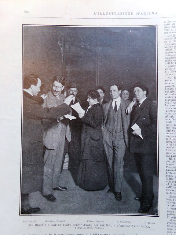 L'Illustrazione Italiana 17 Aprile 1910 Fino Michele Rua Taranto Frank …