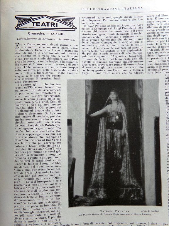 L'Illustrazione Italiana 17 Aprile 1927 Montecatini Petrarca Padova 1000 Miglia