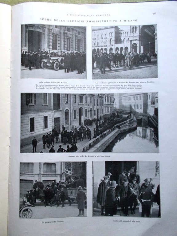 L'Illustrazione Italiana 17 Dicembre 1922 Escursione su Etna Mussolini Cardinali