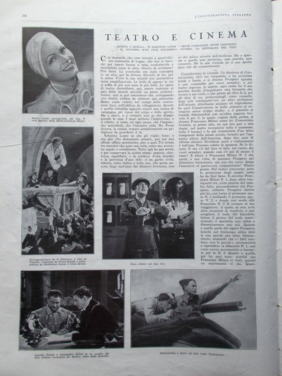 L'Illustrazione Italiana 17 Febbraio 1935 Istria Accademia Modena D'Ancona Pini