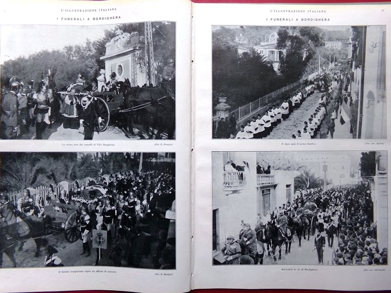 L'Illustrazione Italiana 17 Gennaio 1926 Funerali Regina Margherita Gigli Monza | Immagine Gallery 3