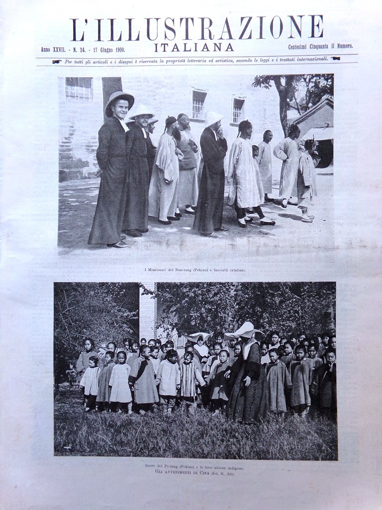 L'Illustrazione Italiana 17 Giugno 1900 Boxers in Cina Venezuela Castelli …