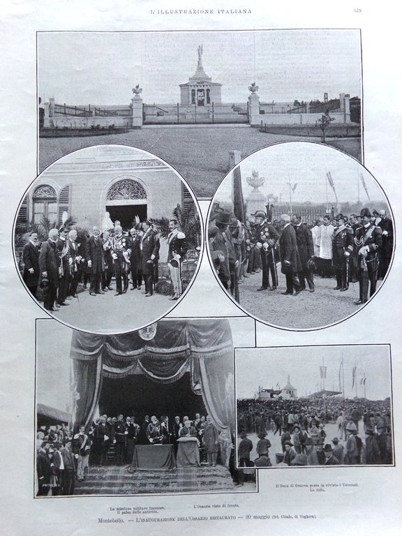 L'Illustrazione Italiana 17 Giugno 1906 Pompieri Milano Editori Feste Sempione