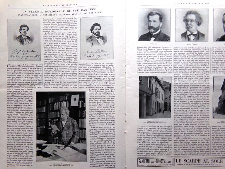 L'Illustrazione Italiana 17 Giugno 1928 Dispersi Nobile Italia Carducci Bologna | Immagine Gallery 2
