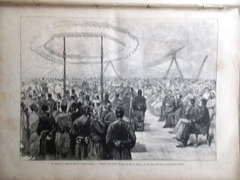 L'Illustrazione Italiana 17 Luglio 1881 Gatcina Ferrovia Reali di Romania …