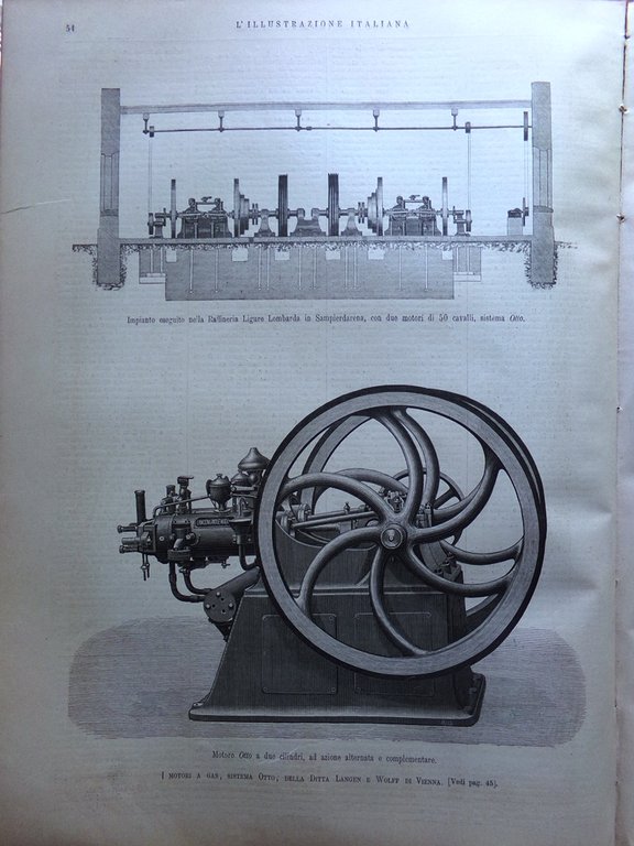 L'illustrazione Italiana 17 Luglio 1887 Speciale su Macinazione e Panificazione