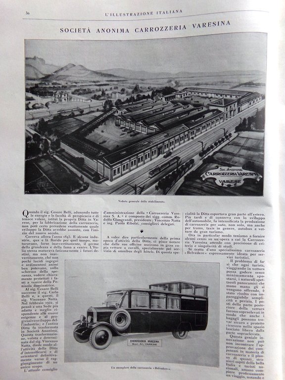 L'Illustrazione Italiana 17 Luglio 1927 Speciale Nuova Provincia Varese Romania