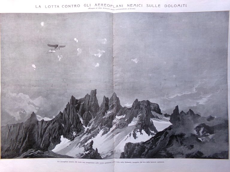 L'Illustrazione Italiana 17 Ottobre 1915 WW1 Basilica di Aquileia Benedetto …