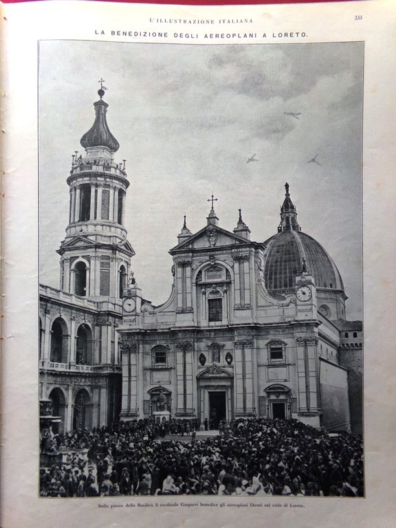 L'Illustrazione Italiana 17 Settembre 1922 Circuito Monza Bordino Gnesa Loreto | Immagine Gallery 2