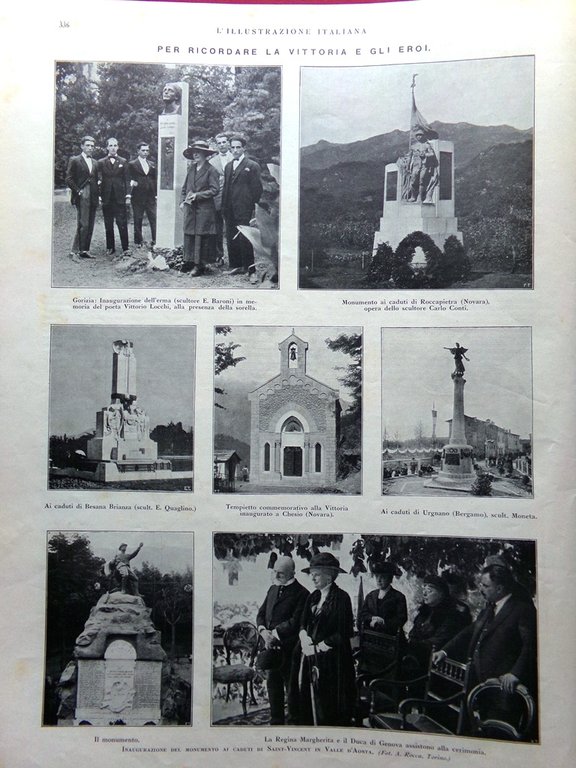 L'Illustrazione Italiana 17 Settembre 1922 Circuito Monza Bordino Gnesa Loreto | Immagine Gallery 4