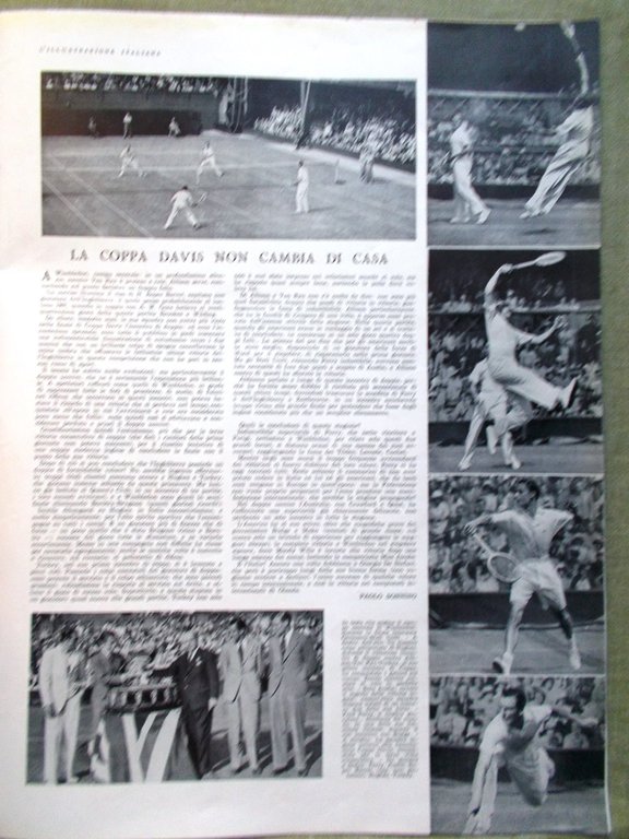 L'Illustrazione Italiana 18 Agosto 1935 Coppa Davis Targa Abruzzo Abate …