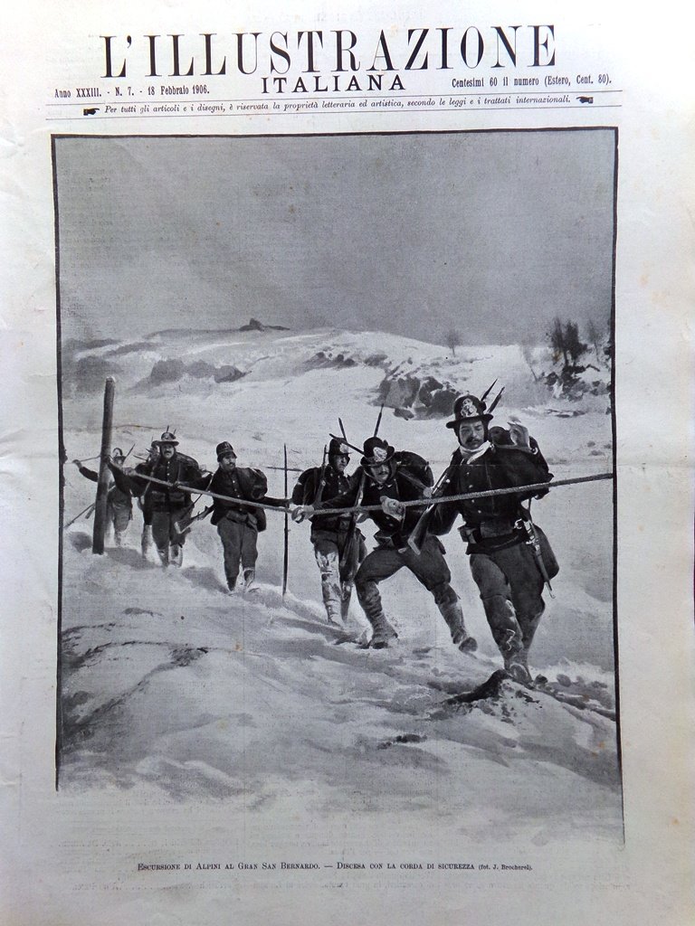 L'Illustrazione Italiana 18 Febbraio 1906 Russia Galati Spedizione Charcot Desio