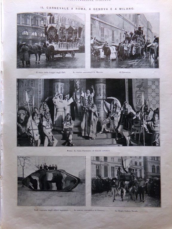 L'Illustrazione Italiana 18 Febbraio 1923 Pio XI Jolanda Balcani Rontgen …