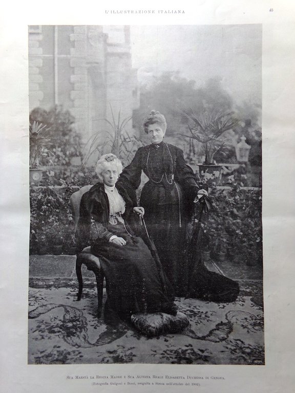 L'Illustrazione Italiana 18 Gennaio 1903 Aziz Vittorio Emanuele II Modena …