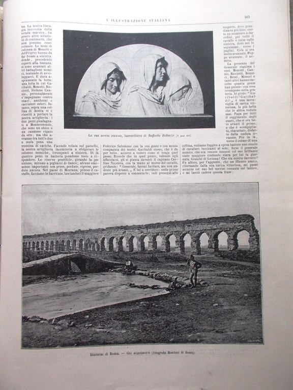 L'Illustrazione Italiana 18 Giugno 1893 Rovine Filippi Donna Cuciniello Padova