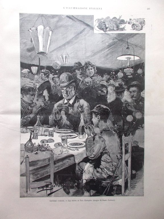 L'Illustrazione Italiana 18 Giugno 1893 Rovine Filippi Donna Cuciniello Padova