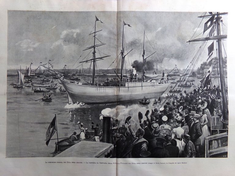 L'Illustrazione Italiana 18 Giugno 1899 Stella Polare Duca Abruzzi Volta …