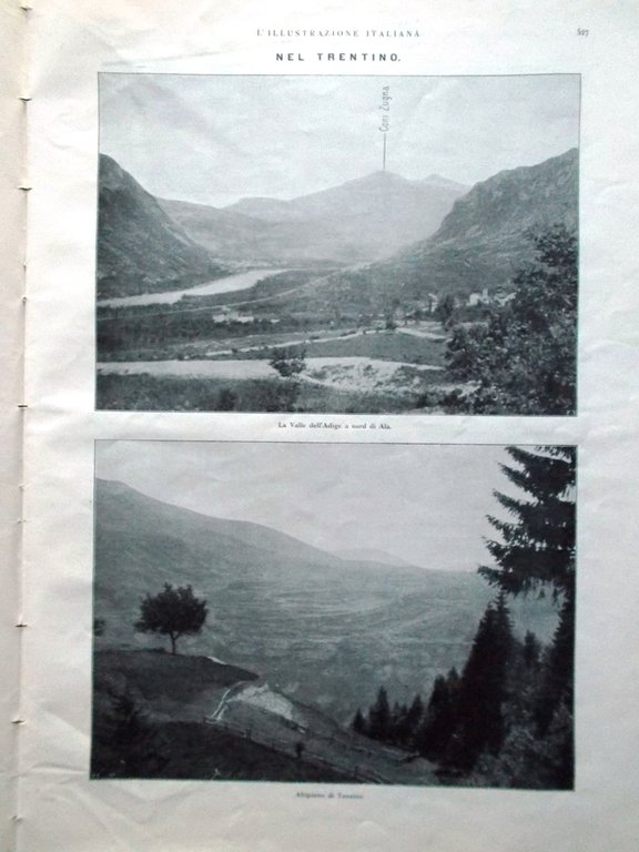 L'illustrazione Italiana 18 Giugno 1916 WW1 Galizia Valsugana Forte Vaux …