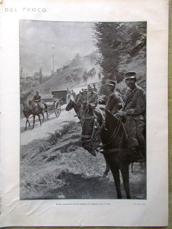 L'illustrazione Italiana 18 Luglio 1915 WW1 Croce Rossa Cappellani Zona …